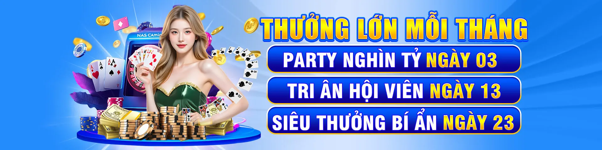 Banner quảng cáo các chương trình khuyến mãi hấp dẫn từ fun79 link mới